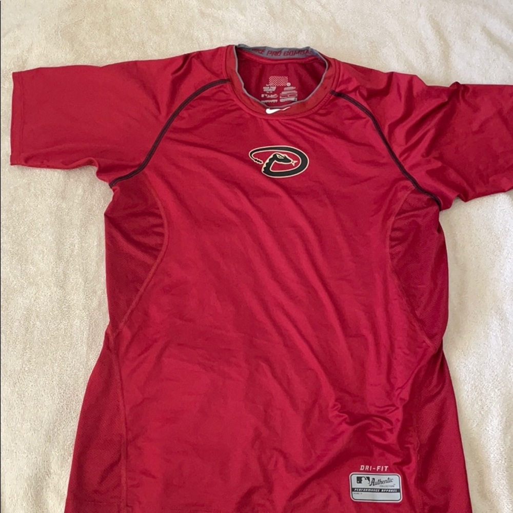 Nike Pro Combat Diamondbacks Fitted Medium